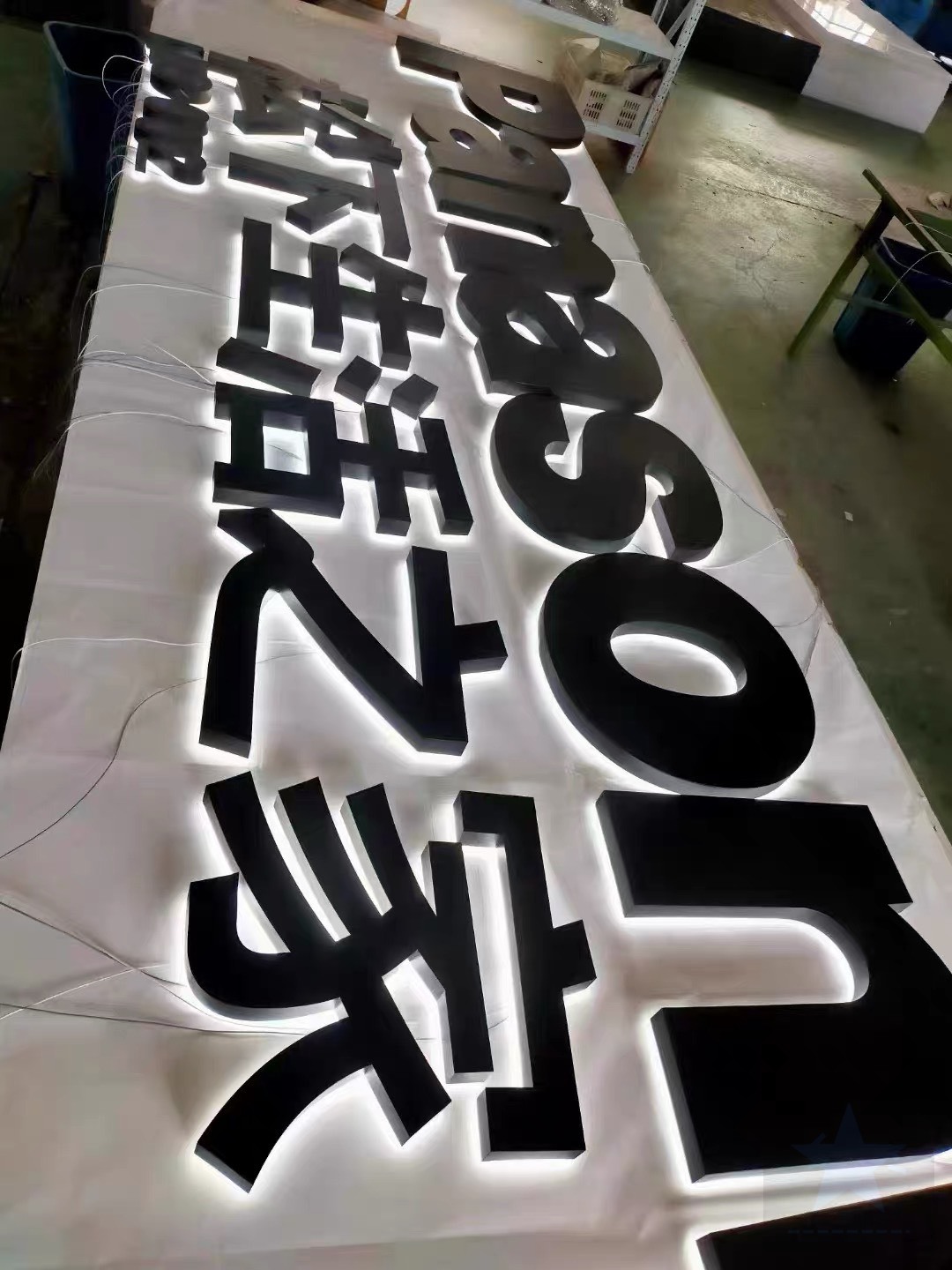 Backlit Letters